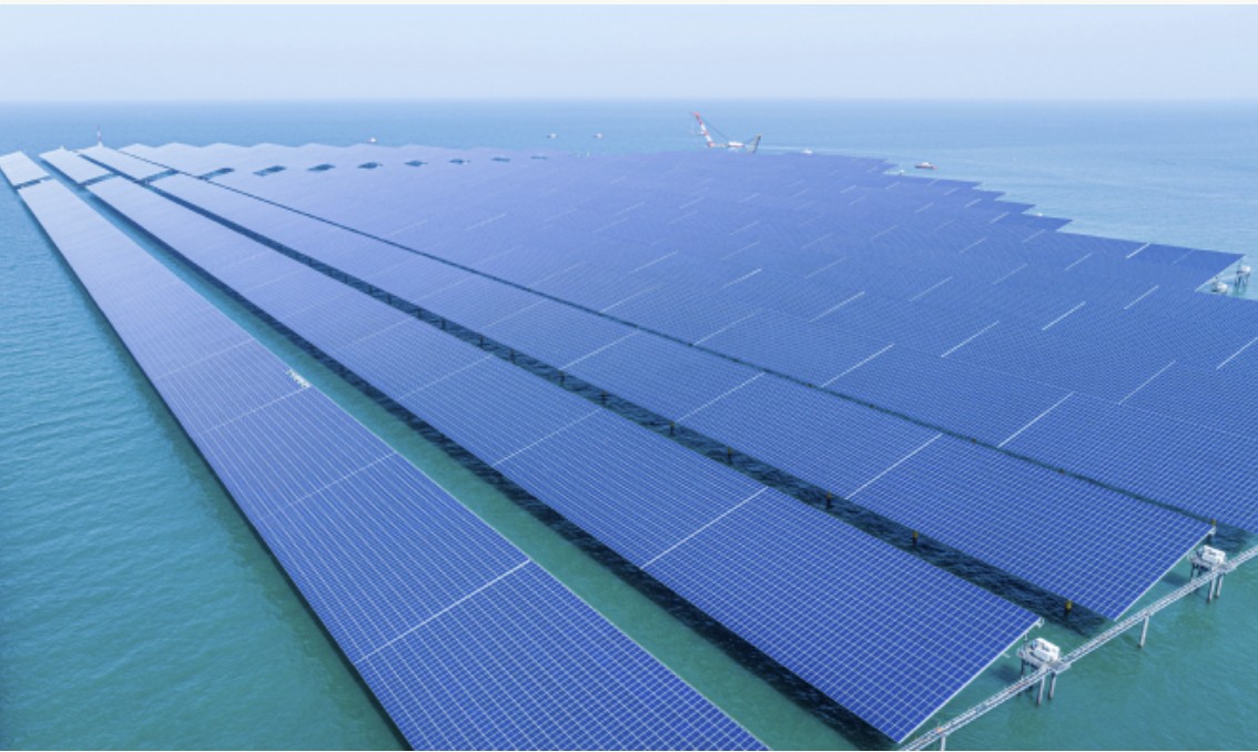 CGN Zhaoyuan 400MW Offshore Solar Farm — SRPV700D+ZMA Bracket